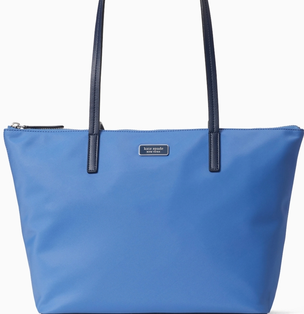 Kate Spade Hayden bag cornflower blue tote